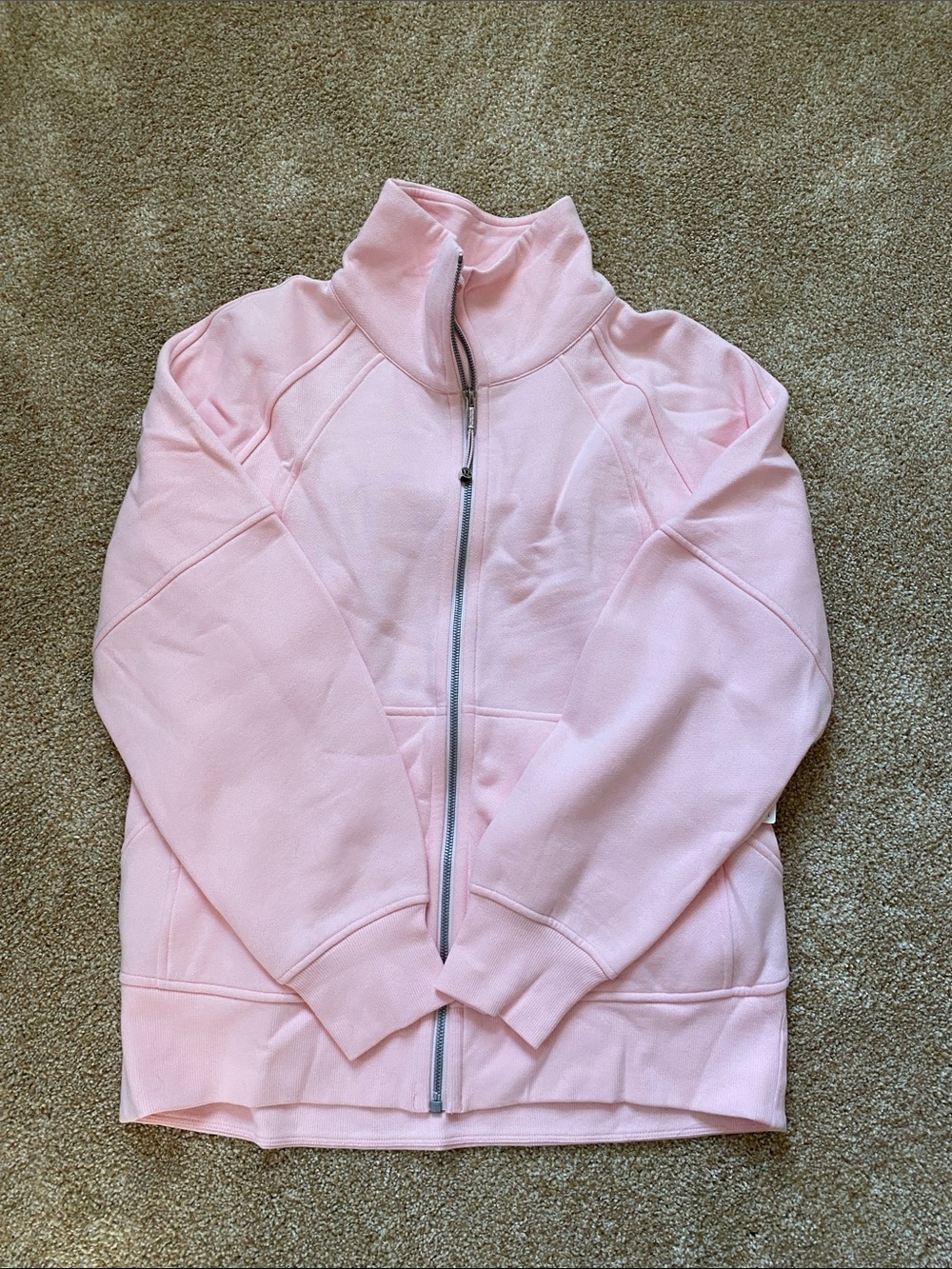 NWT Lululemon Scuba Oversized Funnel-Neck Full Zip (Strawberry Milkshake)